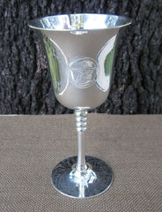 Silver plated Wiccan chalice