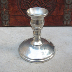 Pewter candle holder by Crownson's of Vermont
