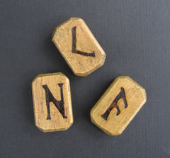 Rubber wood runes by Lo Scarabeo