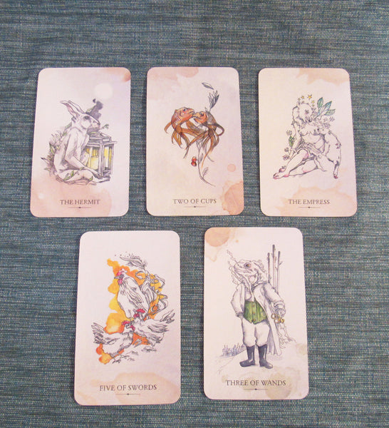 Otherkin Tarot sample cards