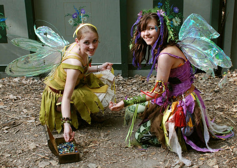 Young faeries at a festival