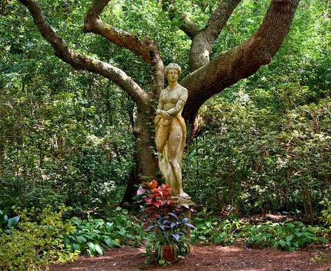 Grove with Goddess statue