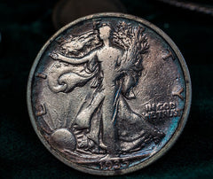 A US silver dollar