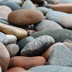 Pile of beach stones
