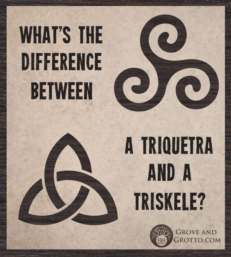 Triquetra vs. triskele
