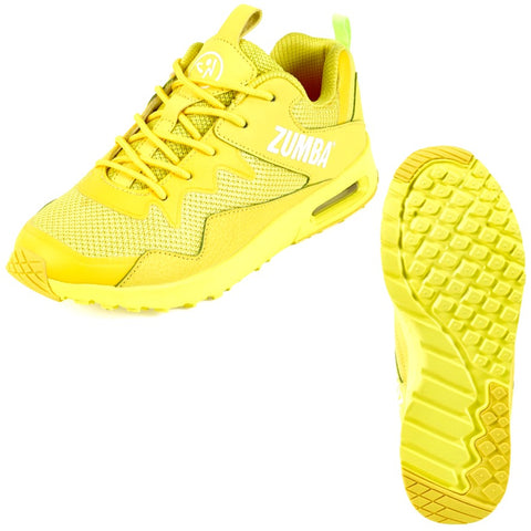 zumba energy boss shoes yellow