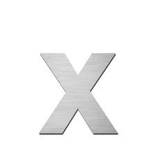 Stainless Steel Letter x
