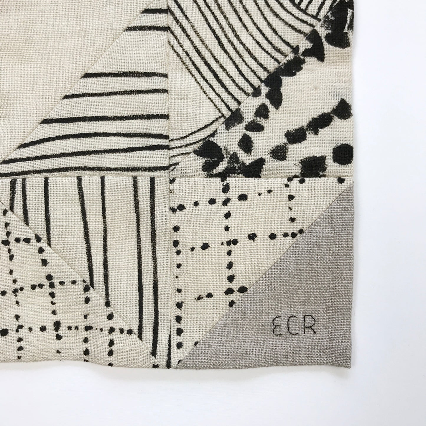 STITCHED TEXTILE MINI TRIANGLES