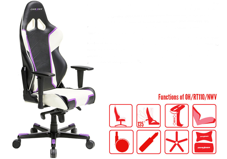   Dxracer OH/RT110/NWV Gaming Chair 