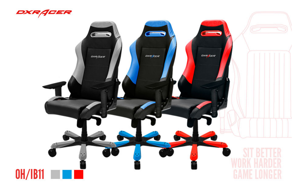  DXRacer Grey Iron Gaming Chair OH/IB11/NG