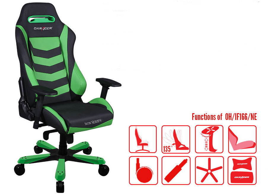 DXRACER Iron Series OH/IS166/NE Gaming Chair