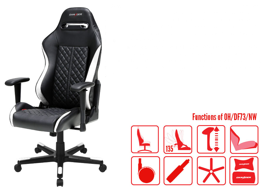 DXRacer OH/DF73/NW Gaming Chair 