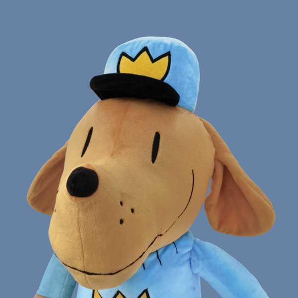 dog man plush set