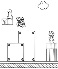 eat a bag of dicks coloring book mario