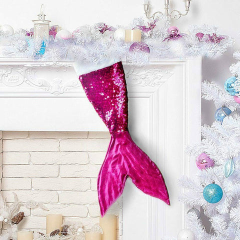 Mermaid Christmas Stockings for Kids