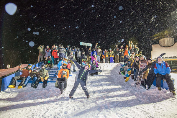 A wildly successful turnout at the Park Shark Rail Jam at Sugarloaf, February 4th, 2017