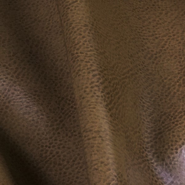 brown faux leather material