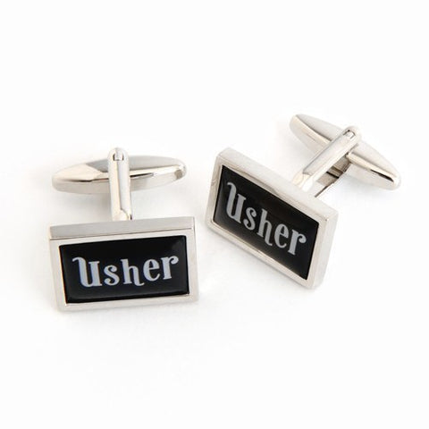 Dashing Cuff Links with Personalized Case - Usher
