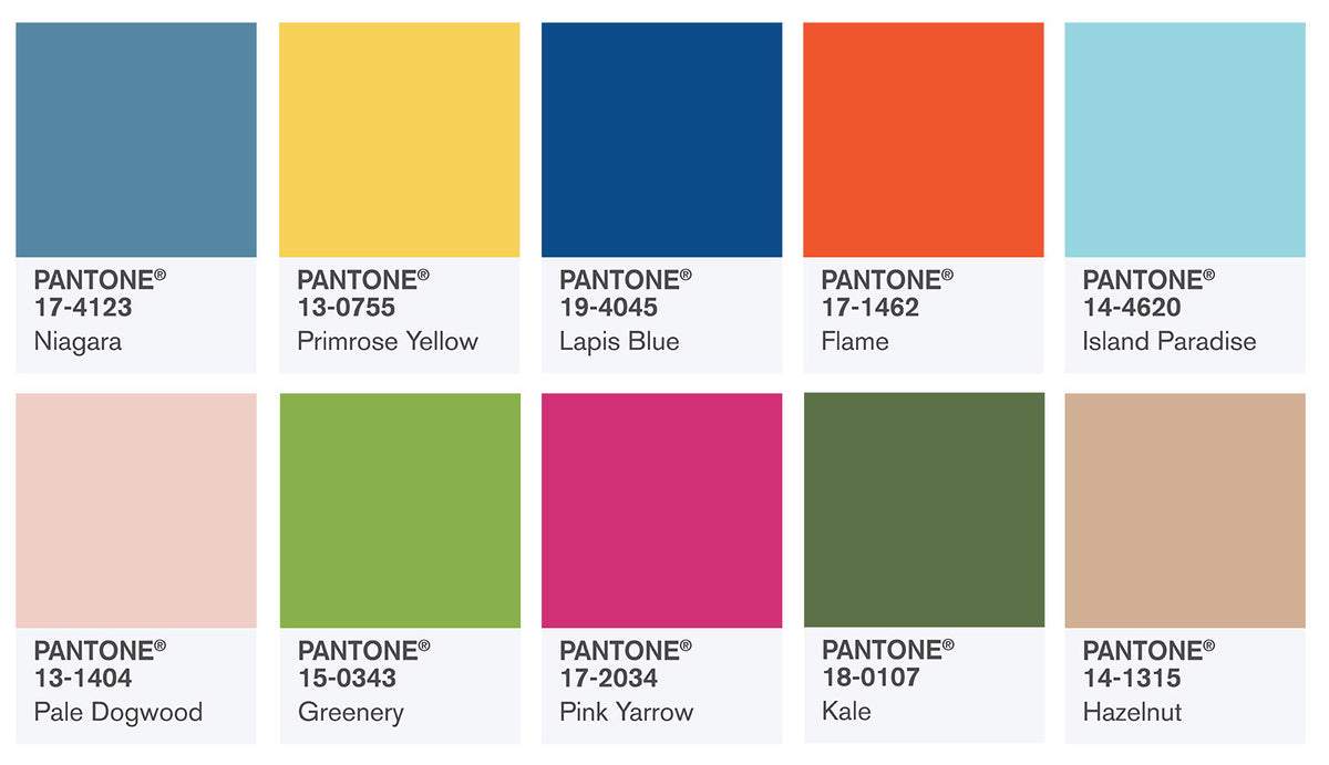 arve blanding Inhibere Pantone's Top 10 Spring 2017 Colors Counts on New York Fashion Week fo –  Distribution PANTONE ® products - Sri Lanka