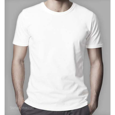 white crew shirt