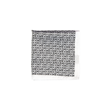 HEX TIE Pocket Square - WHITE