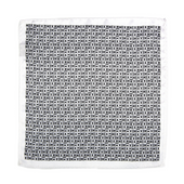 HEX TIE Pocket Square - WHITE