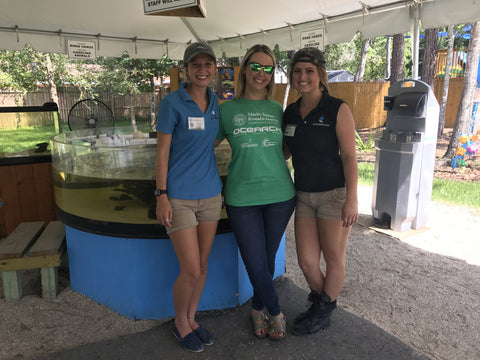 Staff with Jennifer Cotton from Ocearch