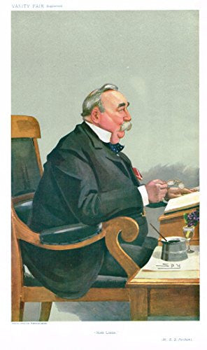 Vanity Fair Characiture - "NORTH LONDON" - SPY - Large Chromolithograph - 1882
