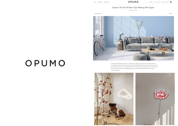 Lilly Ingenhoven x Sygns Mentioned on "Opumo"
