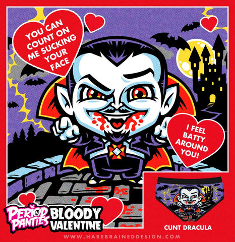 cunt dracula period panties valentine