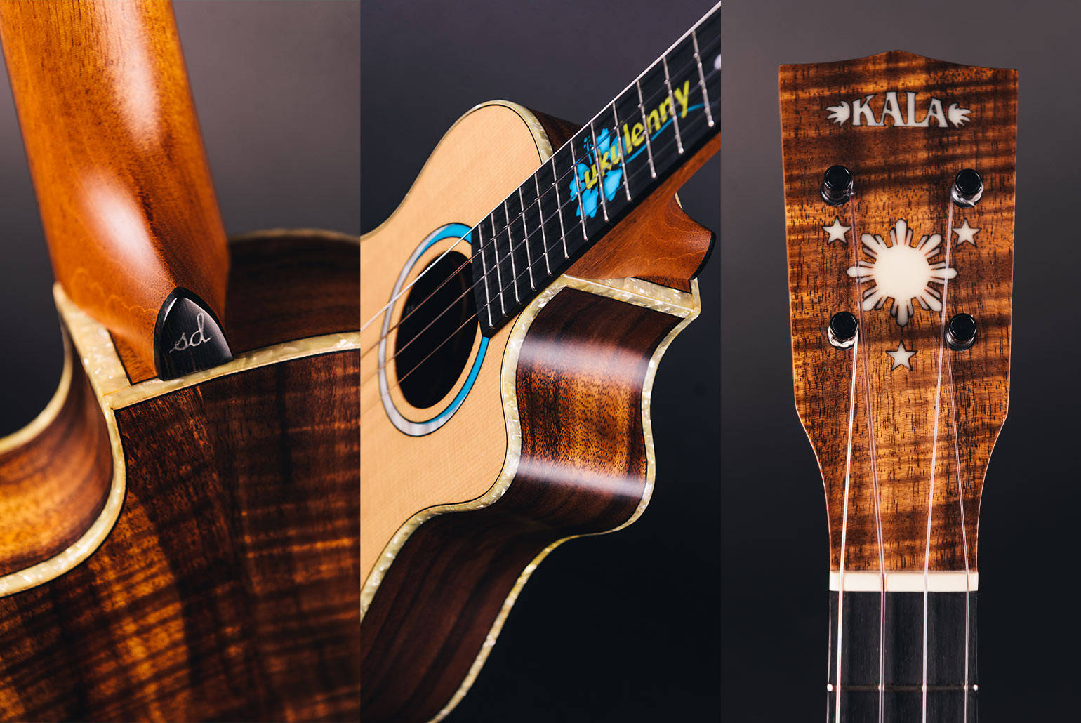 Intricate details were included in Ukulenny's custom ukulele
