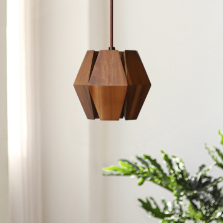 wood hanging pendant lights