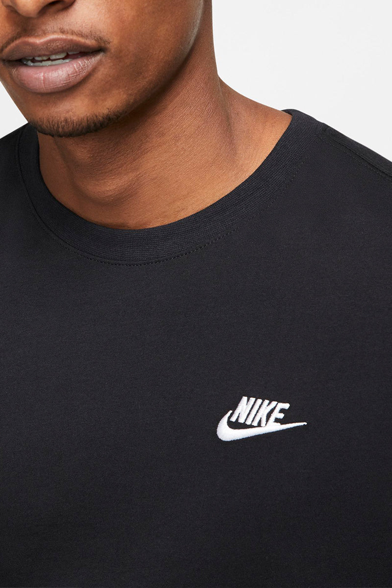 Nike - Black basic T-Shirt with logo print on the chest - AR4997-013 –  Sneakerworld