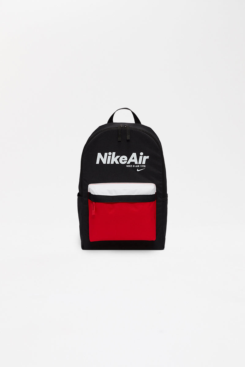 red and black nike bag