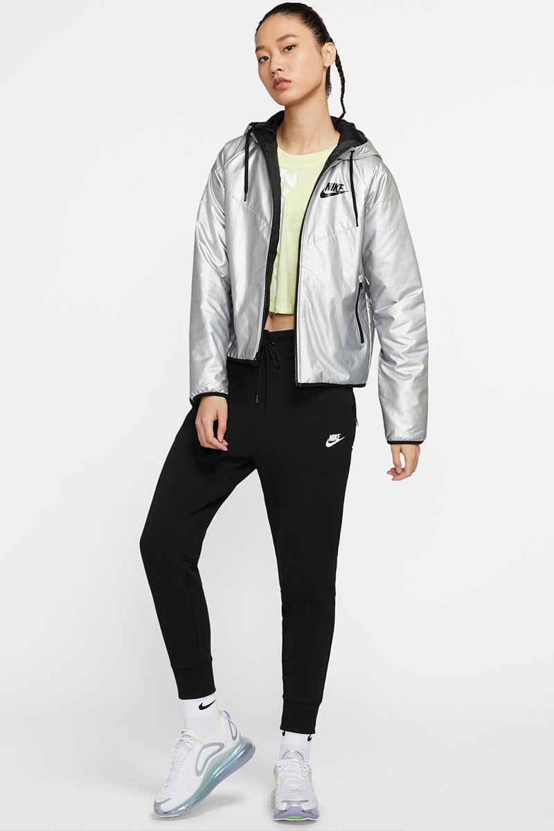 nike windrunner metallic silver