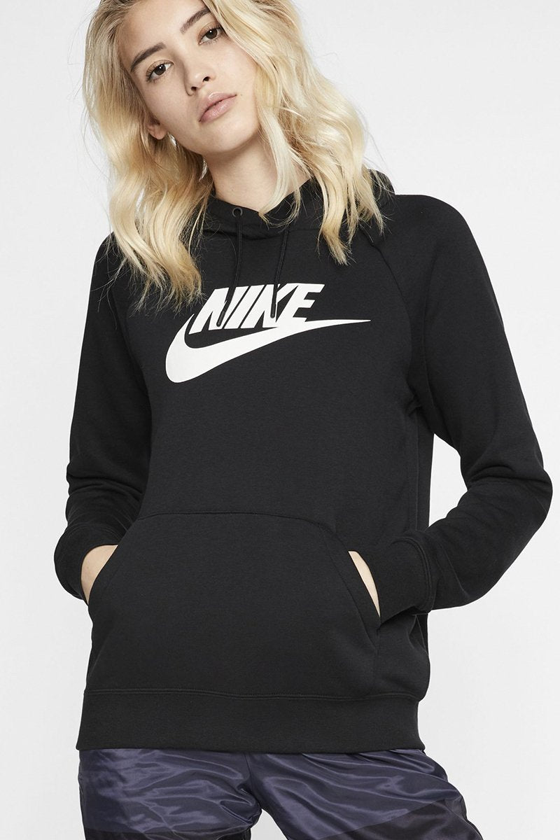 nike black pullover hoodie women's