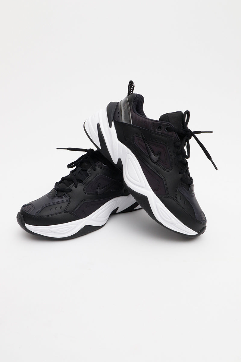 nike m2k tekno women's black and white