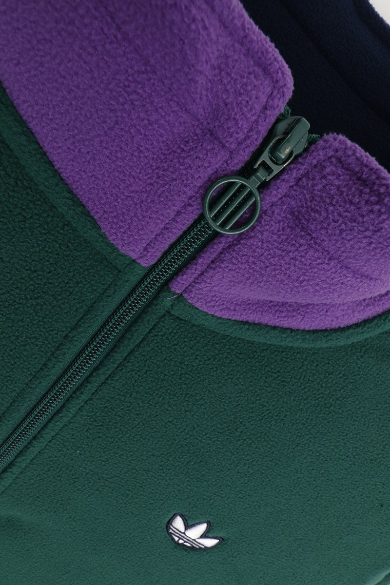 adidas green and purple fleece