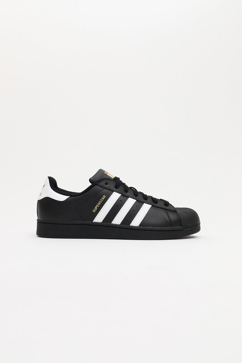 adidas superstar white black foundation