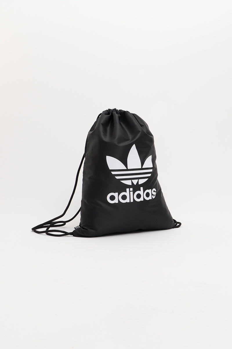 Adidas - Gymsack in Schwarz mit weißem 