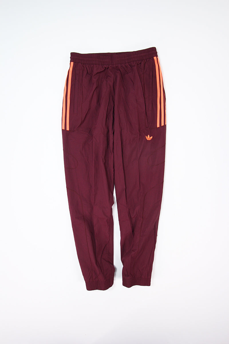 adidas originals maroon track pants