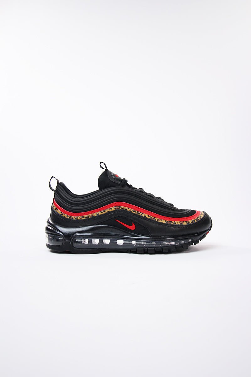 air max 97 black university red print