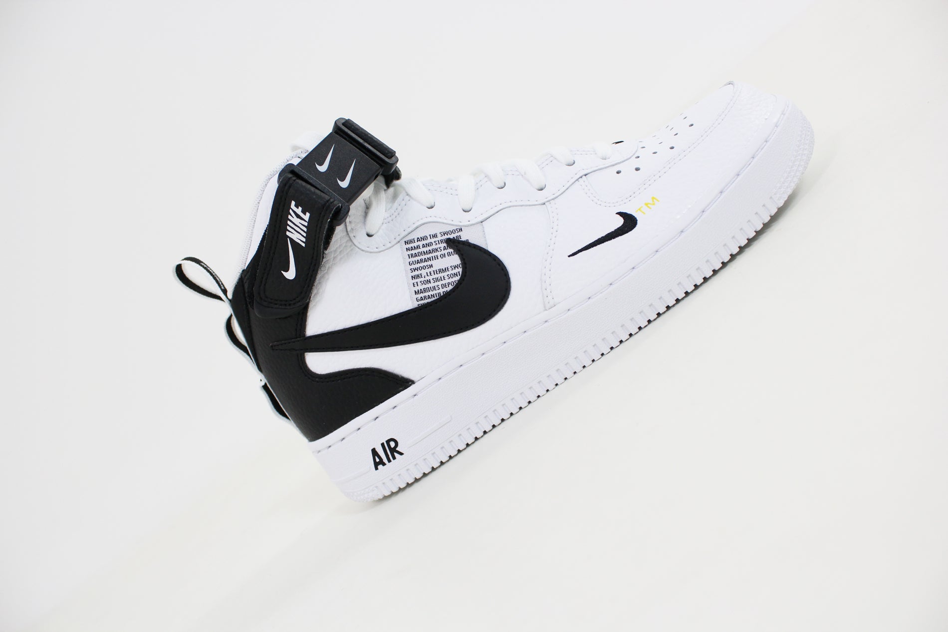 nike air force with text