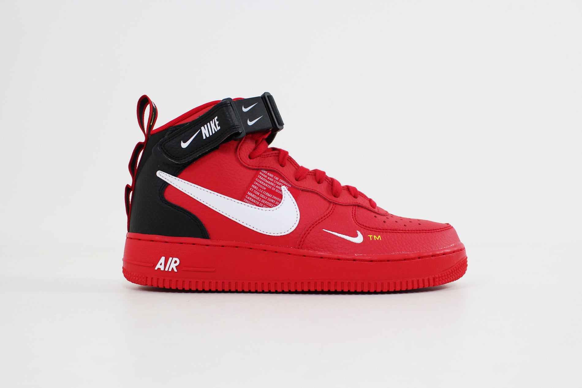 air force 1 lv8 red mid