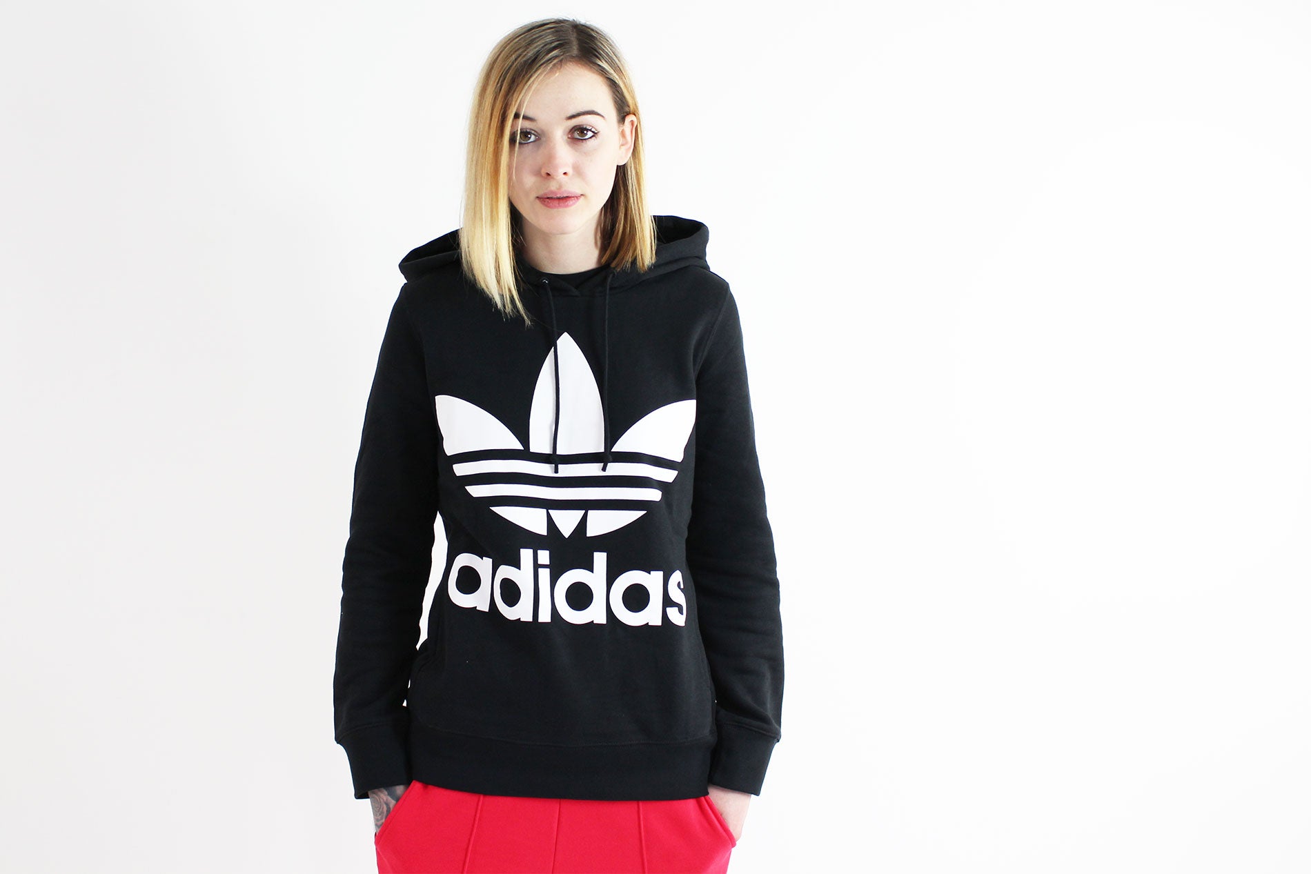 adidas trefoil hoodie ce2408