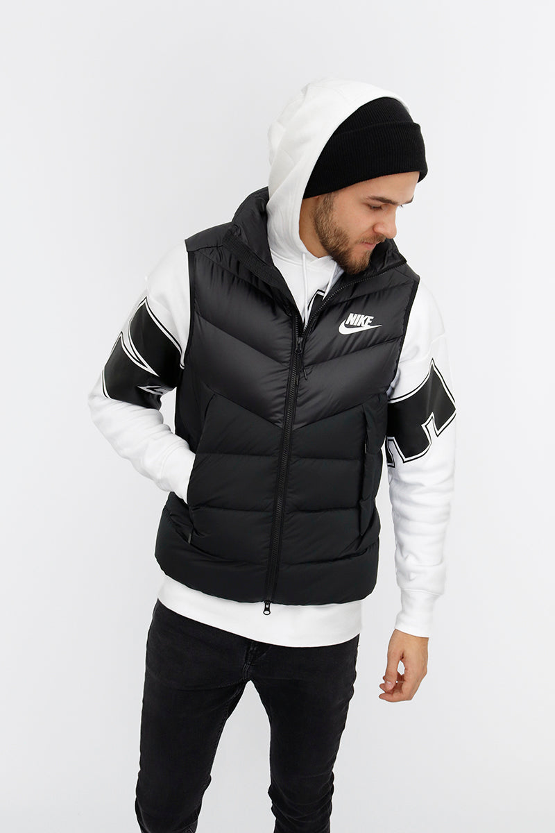 Nike - Down Fill Vest Windrunner(Black/ Black/ Black/ White) 928859-01 –  Sneakerworld