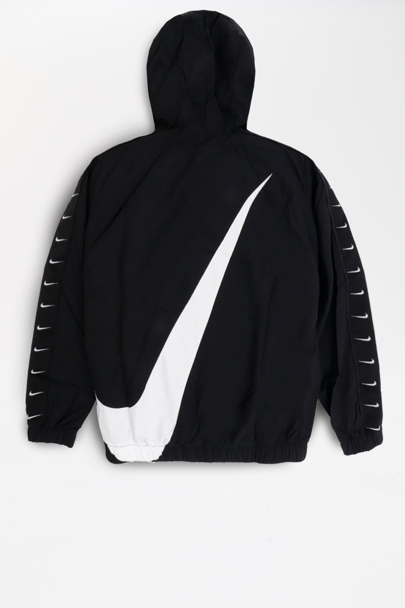 nike sportswear swoosh jacket black