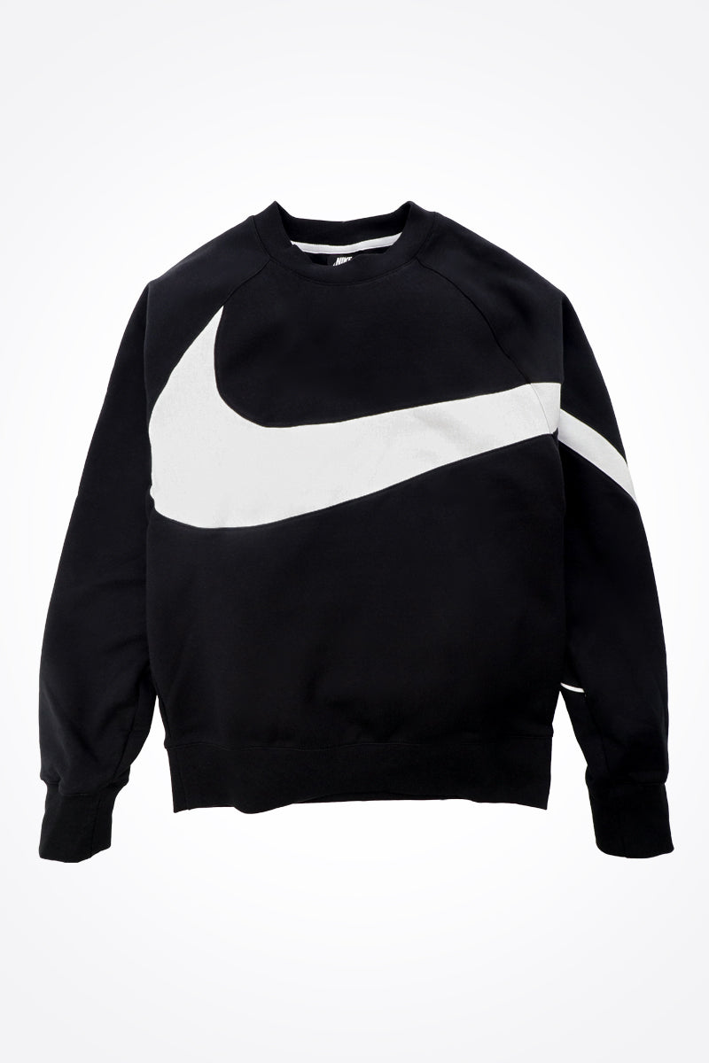 Nike - Sportswear Big Swoosh Crewneck (black/white/black/black) BQ6461 –  Sneakerworld