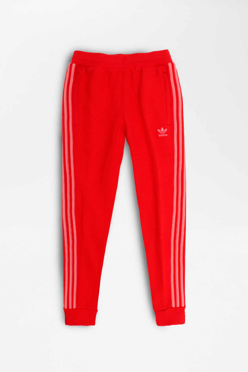 scarlet adidas pants