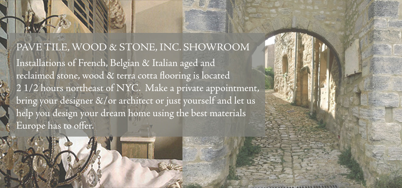 Interior designs choose for their interior designs reclaimed French limestone flooring, vintage and aged French limestone floors, French reclaimed terra cotta tile hexagons and hardwood French oak flooring for luxury interiors and farmhouse interior designs.